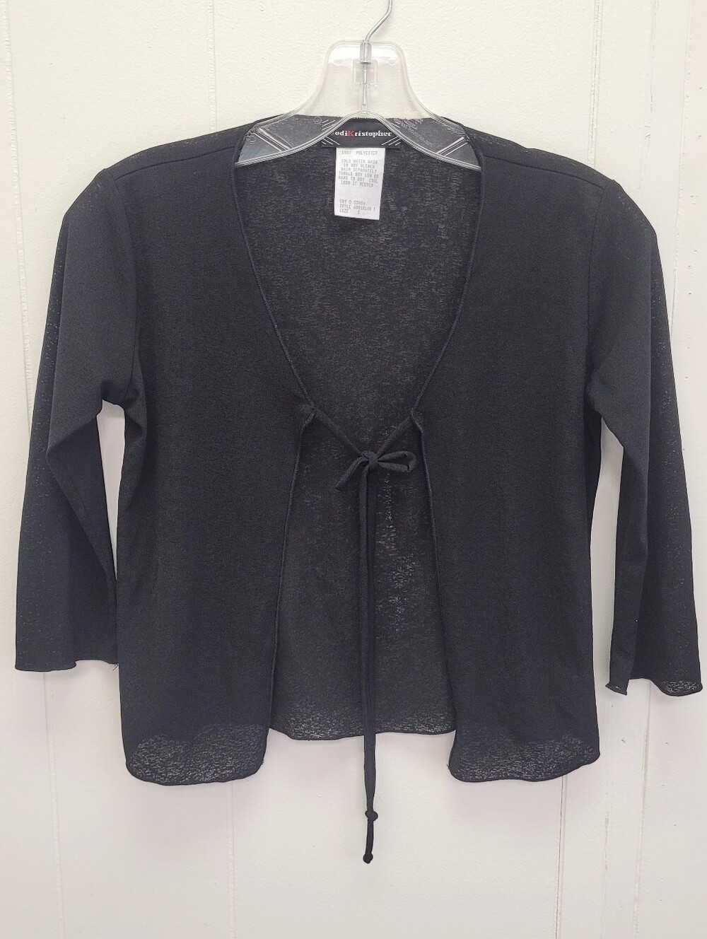 Jodi Kristopher Tie Front Onion Skin Cardigan